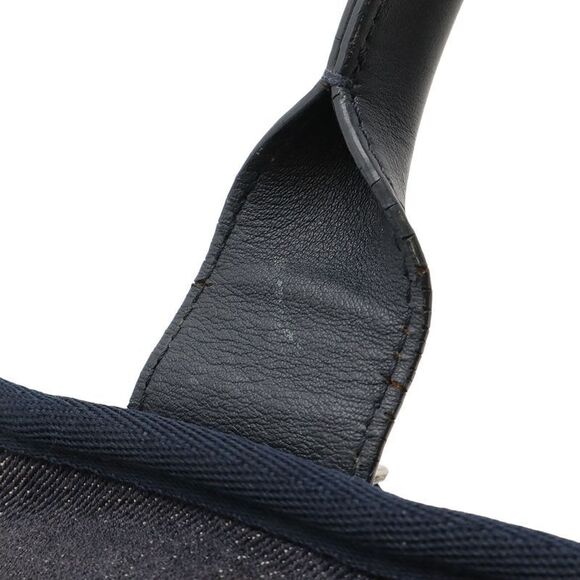 Chanel Deauville Line Beau Ring Bag Handbag 2WAY Chain Shoulder Bag Denim Navy - Picture 6 of 10